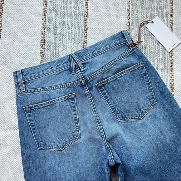 SLVRLAKE Grace Crop Rockaway High Rise Wide Leg Jeans Women’s Size 29 - Picture 6 of 9